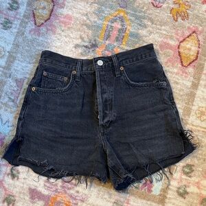 Agolde Dark Denim Jean Shorts